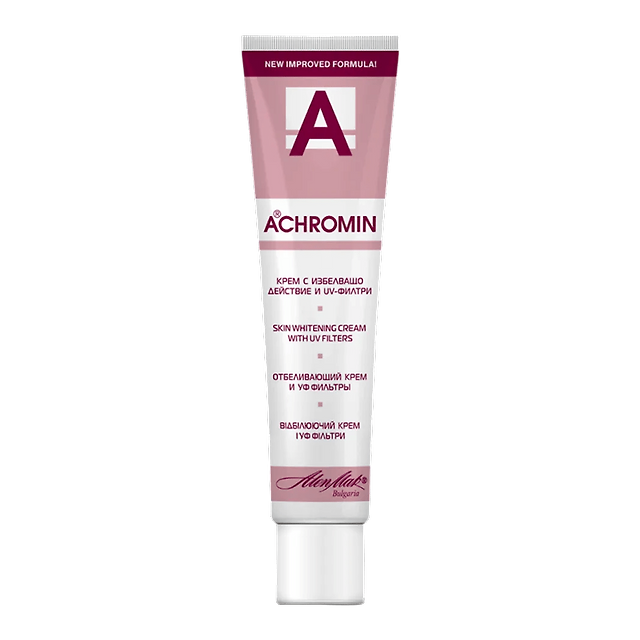 Achromin: Крем отбеливающий с УФ фильтрами
