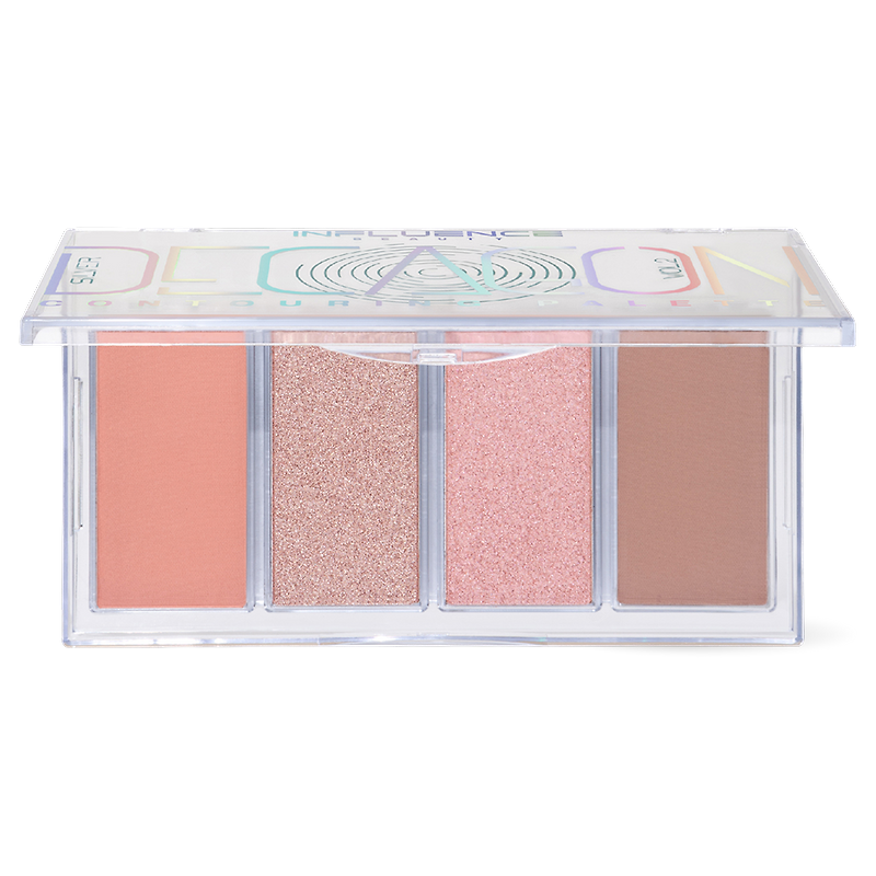 Influence beauty: Палетка для контуринга Silver Decagon, тон 02