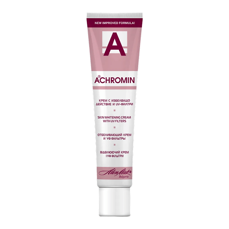 Achromin: Крем отбеливающий с УФ фильтрами
