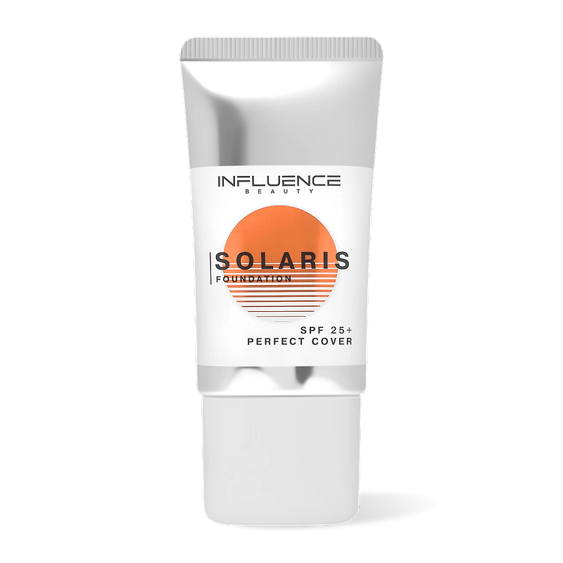 Influence beauty: Тональная основа SOLARIS FOUNDATION SPF 25+, тон 01 (ultra-light)