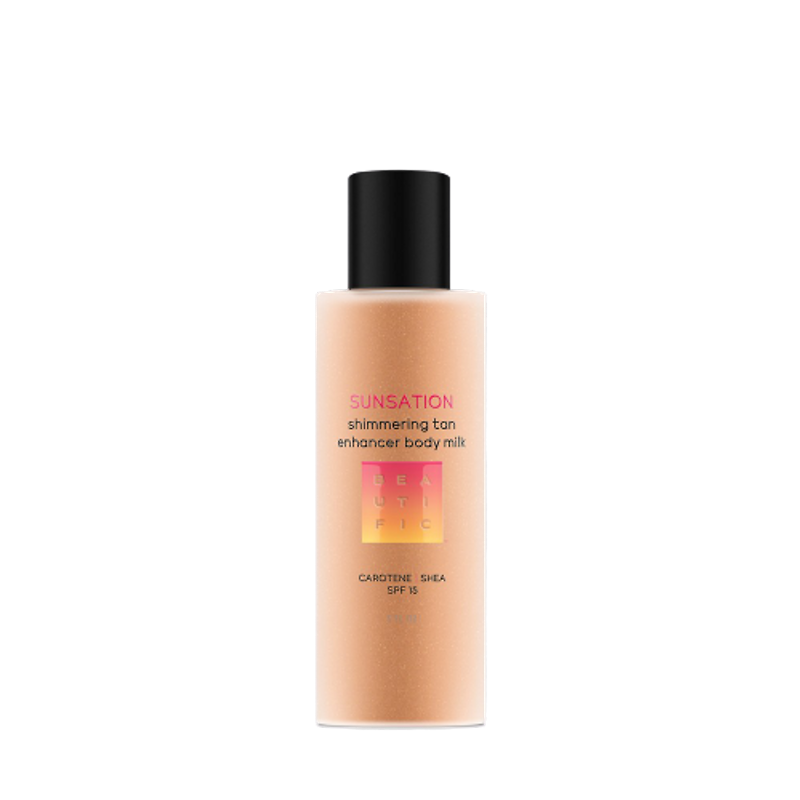 Beautific: Увлажняющее, сияющее молочко-усилитель загара SUNSATION с SPF 15