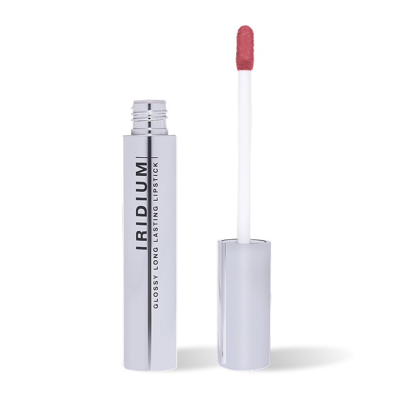 Influence beauty: Глянцевая стойкая помада Iridium, тон 05, «Тёплый розовый нюд»