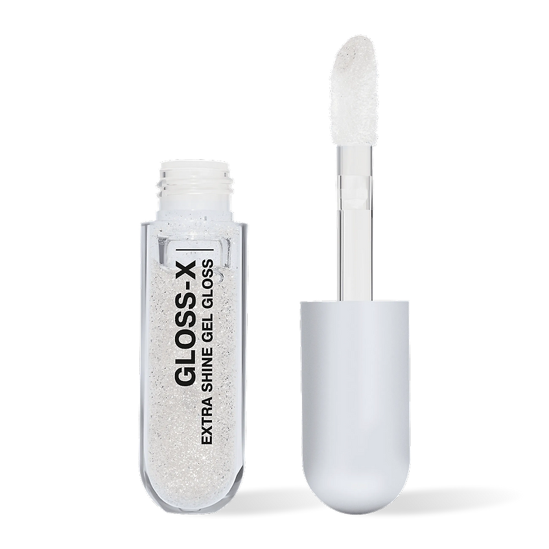 Influence beauty: Прозрачный гель-блеск для губ с золотыми блестками