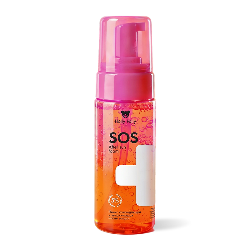 holly polly: Охлаждающая увлажняющая SOS-пенка с пантенолом после загара