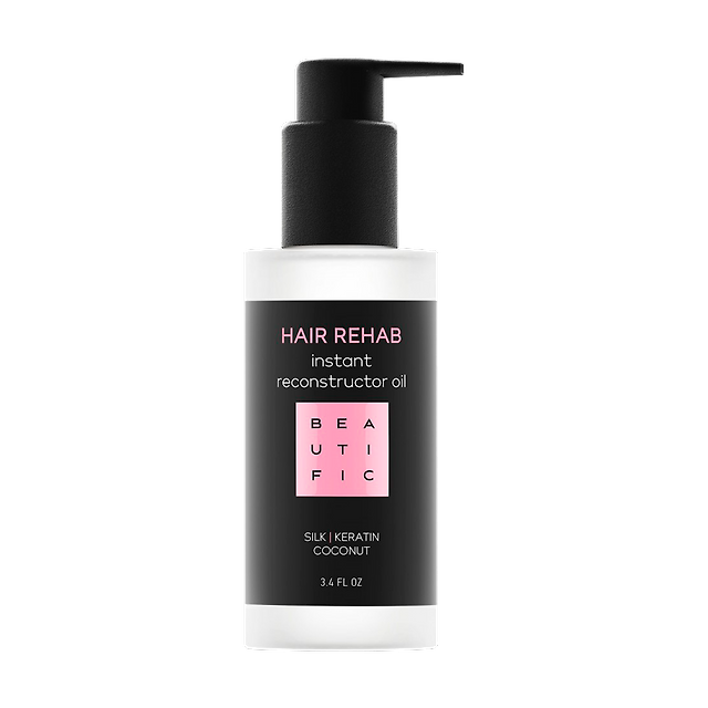 Beautific: Восстанавливающее масло-реконструктор для поврежденных волос Hair Rehab
