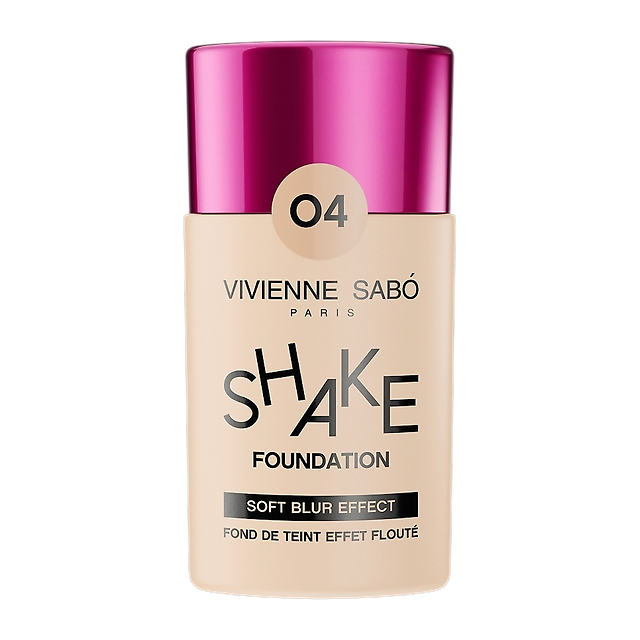 Vivienne Sabo: Тональный крем для лица с натуральным блюр эффектом Shaka Shaka, оттенок 04