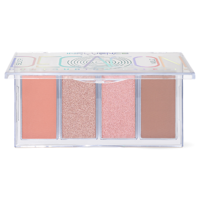 Influence beauty: Палетка для контуринга Silver Decagon, тон 02